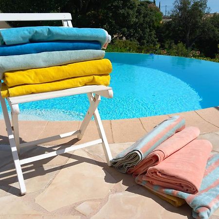 קבלייר-סור-מר 4-Star Private Villa With Heated Pool And Panoramic Sea View At Gulf De Saint Tropez מראה חיצוני תמונה