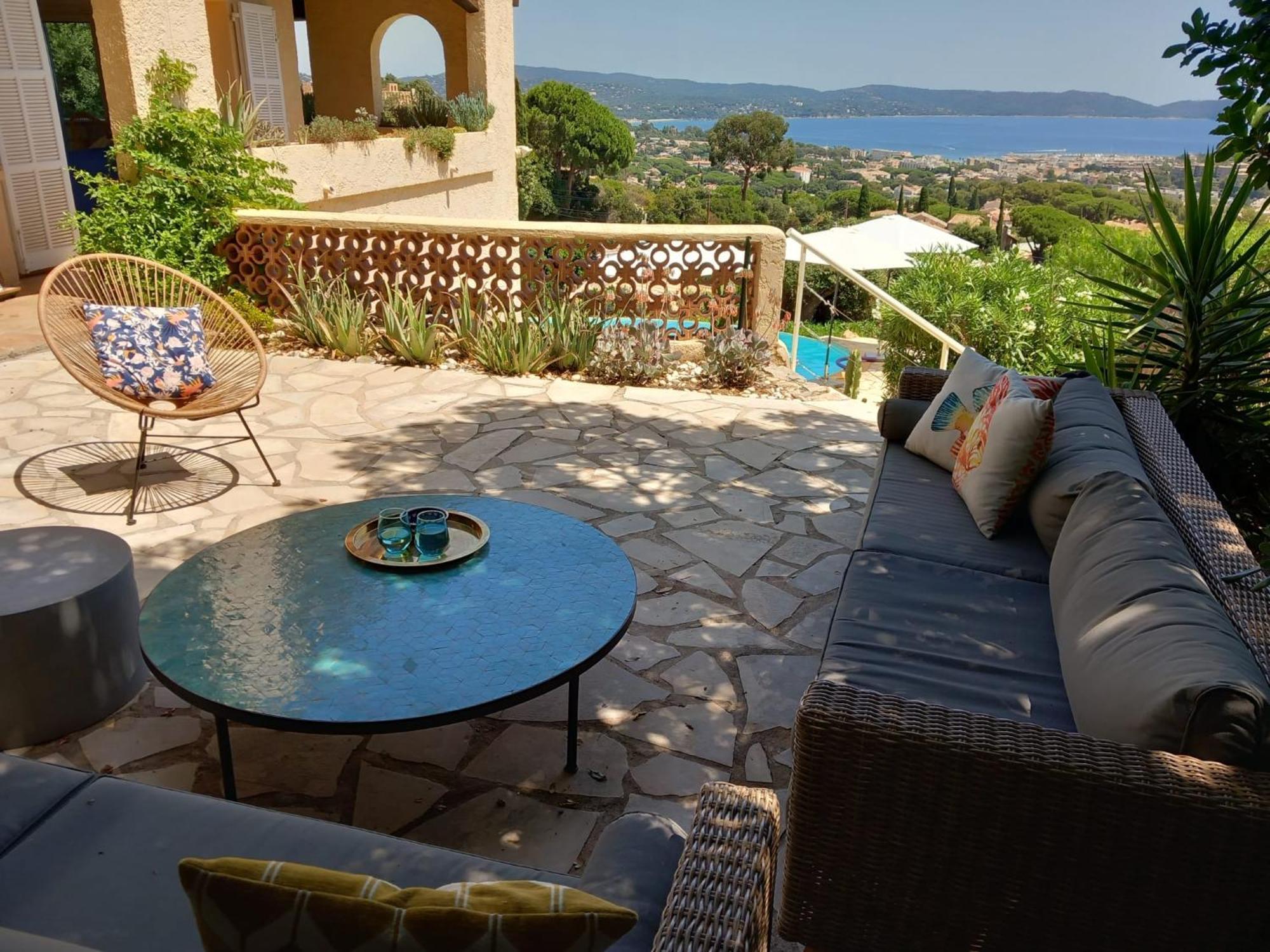 קבלייר-סור-מר 4-Star Private Villa With Heated Pool And Panoramic Sea View At Gulf De Saint Tropez מראה חיצוני תמונה