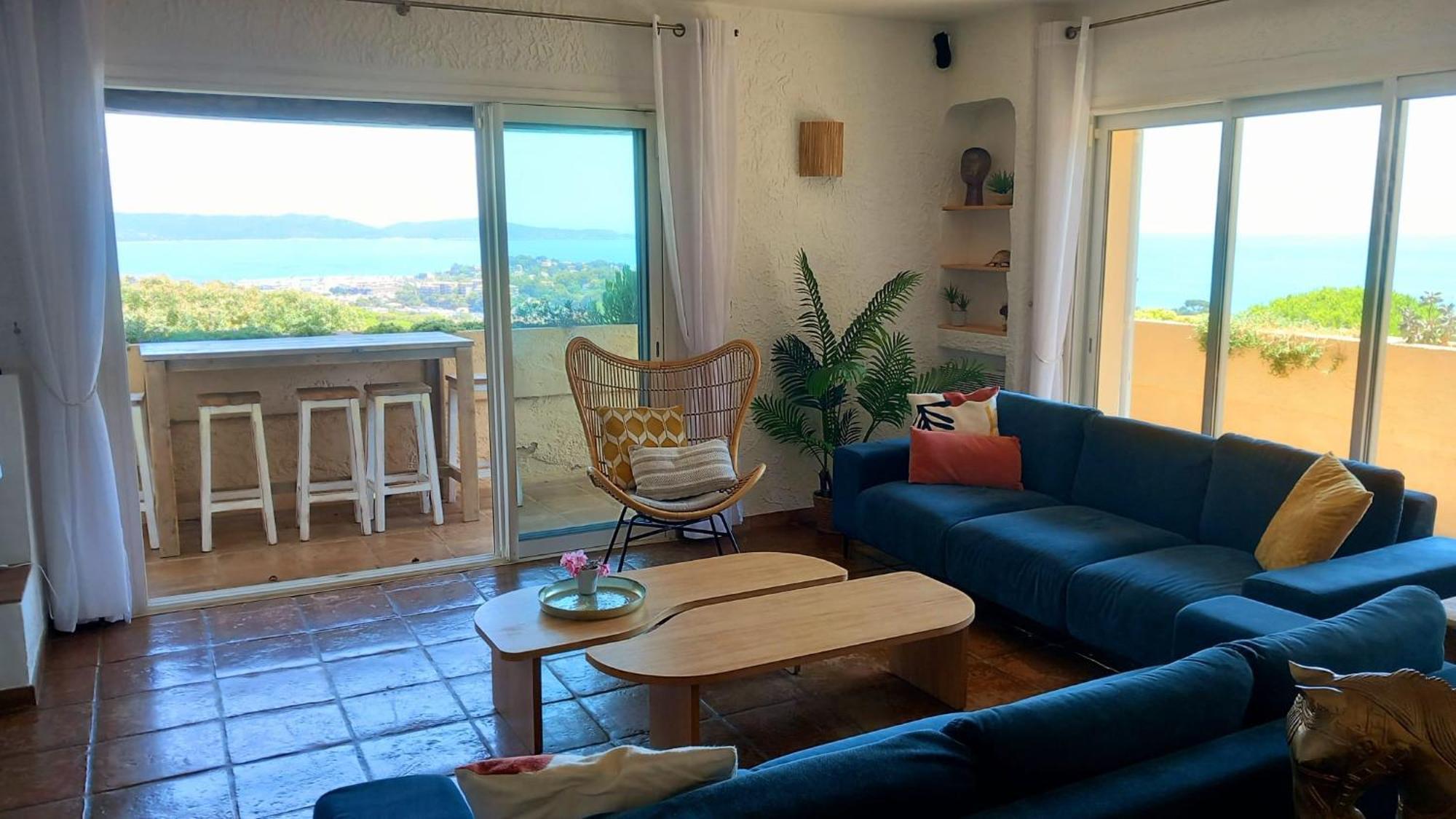 קבלייר-סור-מר 4-Star Private Villa With Heated Pool And Panoramic Sea View At Gulf De Saint Tropez מראה חיצוני תמונה